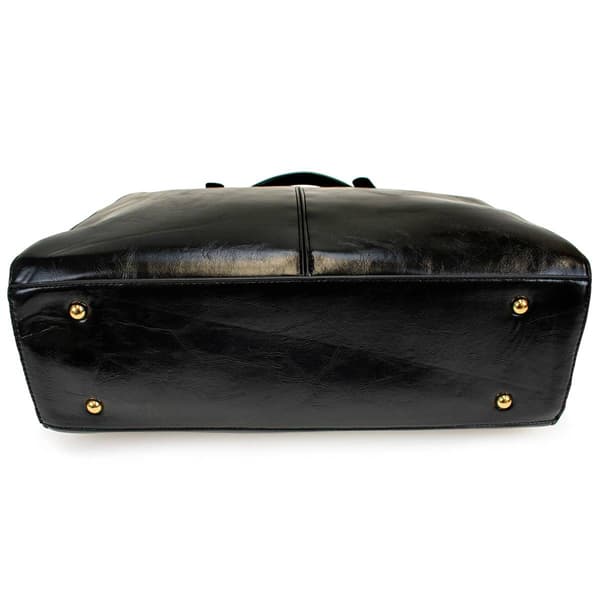 Badgley Mischka Julia XL Vegan Leather Tote Weekender Travel Bag
