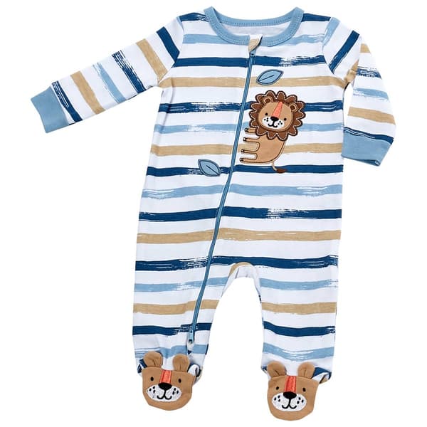 Baby Boy (NB-9M) Koala Baby Lion & Stripe Sleep & Play - image 