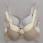 Womens Danskin 3pk. Ribbed Seamless Molded Bras - DS6677-3PKAE - image 2