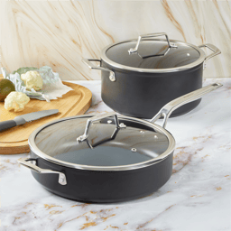 BergHOFF Essentials 4pc. Nonstick Simmer Set with Glass Lids