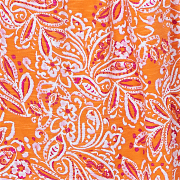 Plus Size Ruby Rd. Hothouse Florals Tie Sleeve Paisley Blouse