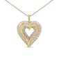 Haus of Brilliance Sterling Silver Diamond Composite Pendant - image 1