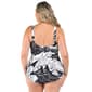 Plus Size Maxine Night Tropics Side Shirred One Piece Swimsuit - image 2