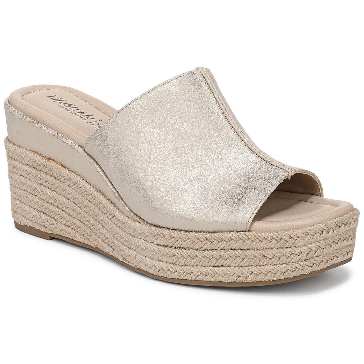 Womens Lifestride Haute Wedge Platform Sandals