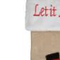 Northlight Seasonal 19in. Let it Snow Snowman Christmas Stocking - image 4