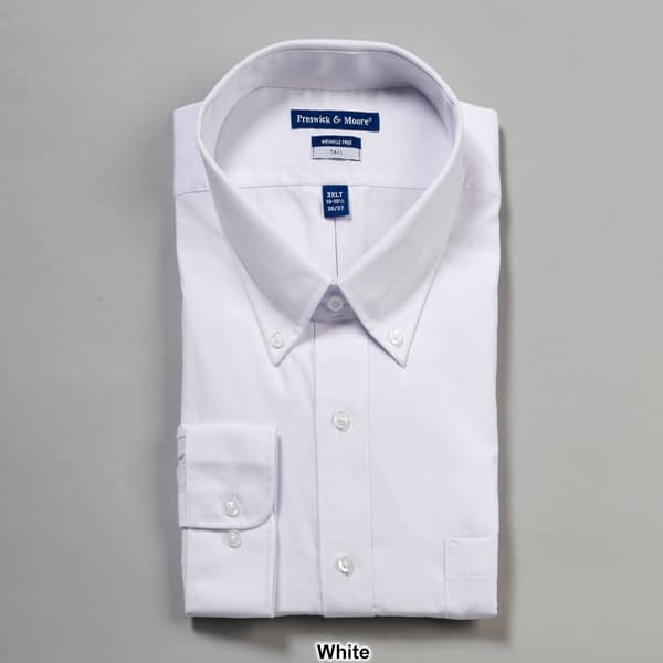 Mens Big & Tall Preswick & Moore&#174; Wrinkle Free Dress Shirt