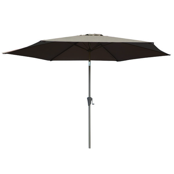 11ft. Crank and Tilt  Patio Umbrella - Mushroom - image 