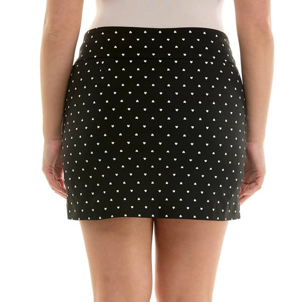 Womens Zac & Rachel Pull On Ditsy Hearts Millennium Stencil Skort