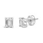 Haus of Brilliance 1ctw. Emerald Lab-Grown Diamond Stud Earrings - image 1