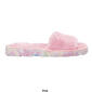 Womens Fifth & Luxe One Band Slides Tie Dye Slippers - image 2