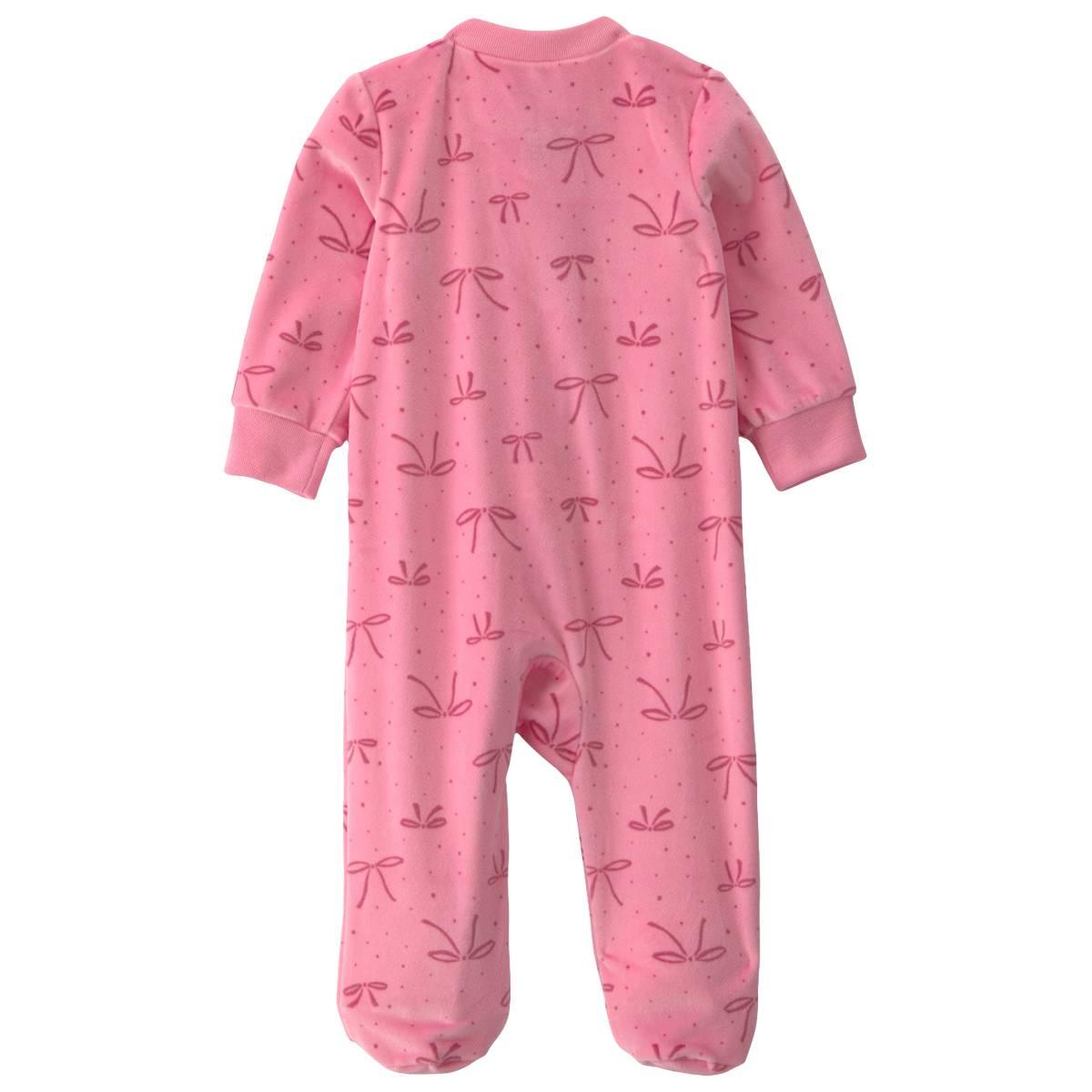 Baby Girl (NB-9M) Carter''s® Bow Fleece Zip Sleep & Play Pajamas