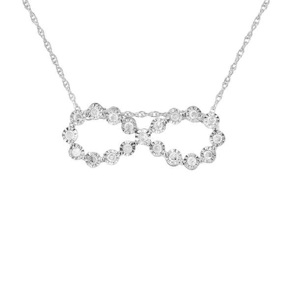 Diamond Classics&#40;tm&#41; 1/3ctw. Diamond Infinity Pendant