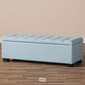 Baxton Studio Roanoke Modern & Contemporary Storage Ottoman - image 12