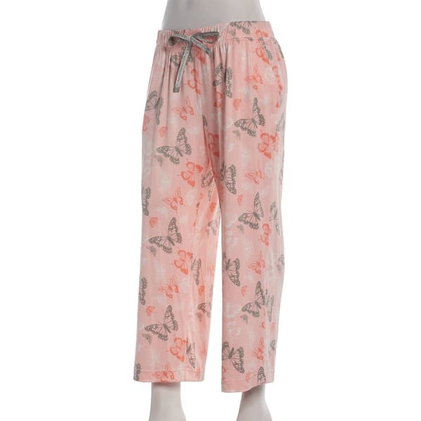 Plus Size MUK LUKS® Butterflies Cloud Knit Capri Pajama Pants