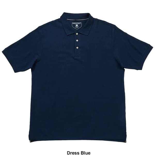 Mens Big & Tall Architect&#174; Short Sleeve Pique Polo