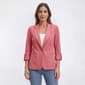 Petite Anne Klein Roll Tab Sleeve One Button Blazer - image 1
