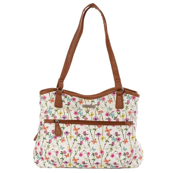 MultiSac Oakland 4-Poster Floral Shopper - White Belladona - image 