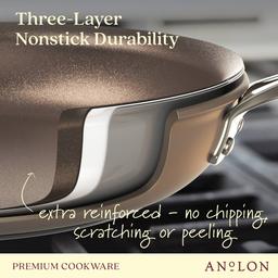 Anolon® Ascend Hard Anodized Nonstick Saucepan with Lid - 3-Quart