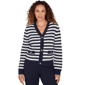 Womens Emaline Golden Nautica Long Sleeve Striped Cardigan With - image 1