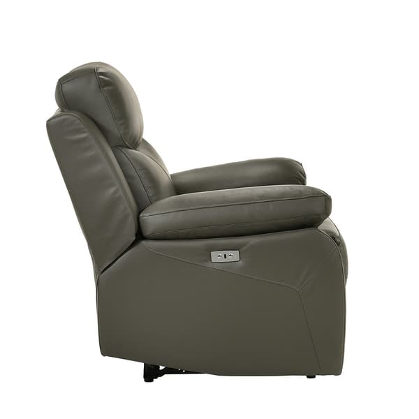 Elements Durham Power Leather Recliner