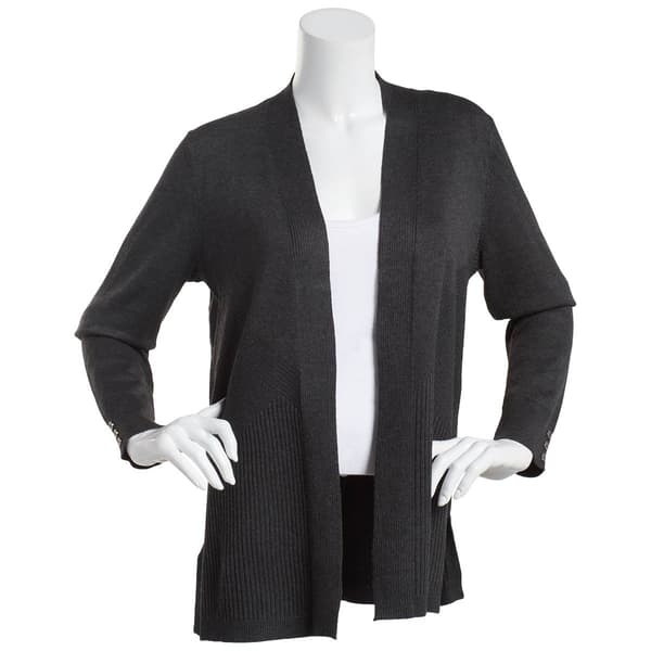 Womens 89th & Madison Variegated Straight Hem Cardigan - Boscov's