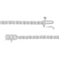 Nova Star® 1/10ctw. Lab Grown Diamond Silver Tennis Bracelet - image 3