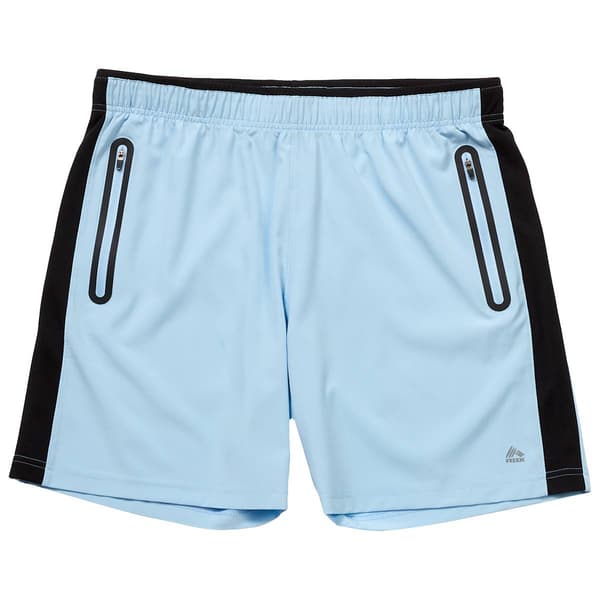 Mens RBX Stretch Woven Stripe Accent Solid Shorts - image 