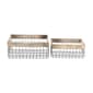 9th &amp; Pike® Farmhouse Style Storage Baskets - Set of 2 - image 5