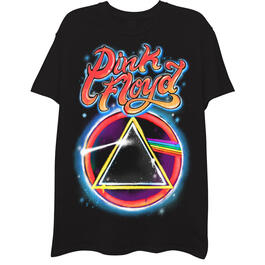 Young Mens Pink Floyd Airbrush Short Sleeve Graphic Tee