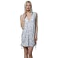 Womens J Valdi Costa Sleeveless Zip Hoodie - image 1