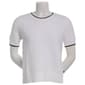 Womens Nautica Short Sleeve Horizontal Ribbed Tipped Sweater - image 2