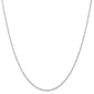 Unisex Gold Classics&#40;tm&#41; 1.4mm. 14k White Round Snake Chain Necklace - image 1