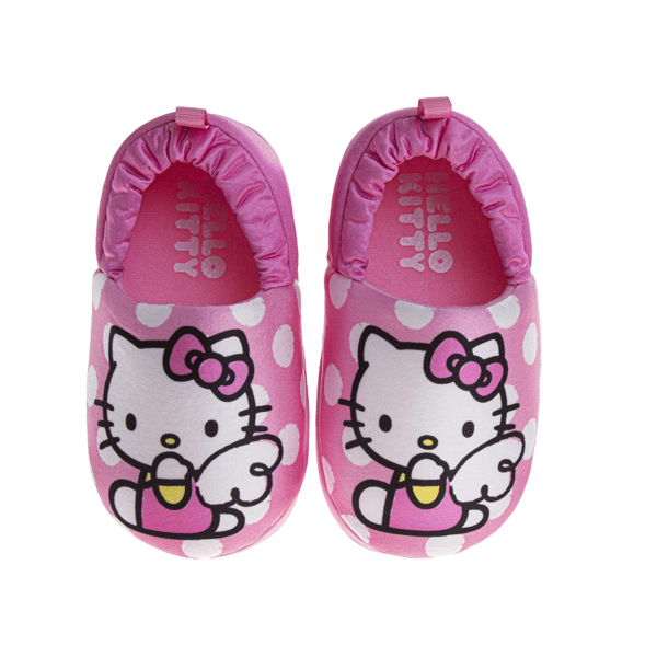 Toddler Girls Hello Kitty® Cute House Slippers - image 