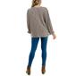 Womens Zac & Rachel Bracelet Sleeve Space Dye Multi Ribbed Top - image 2