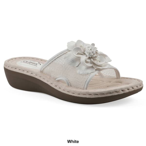 Womens Cliffs by White Mountain Chill Floral Wedge Sandals