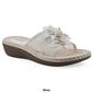 Womens Cliffs by White Mountain Chill Floral Wedge Sandals - image 9