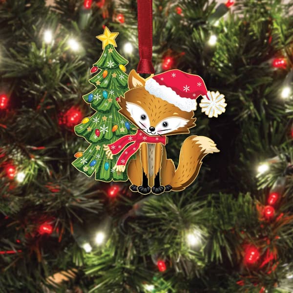 Beacon Design''s Holiday Fox Ornament