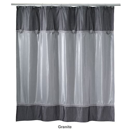 Avanti Braided Medallion Shower Curtain