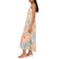 Womens MSK Sleeveless Smock Back Foil Floral Challis Midi Dress - image 3