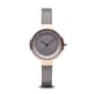 Womens BERING Solar Slim Grey & Rose Gold Watch - 14631-369 - image 1