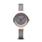 Womens BERING Solar Slim Grey & Rose Gold Watch - 14631-369 - image 1