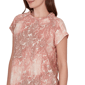 Womens Skye’s the Limit Key Items Cap Sleeve Faded Paisley Tee - image 5