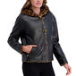 Womens Kensie Faux Fur Leopard Faux Leather Jacket - image 4