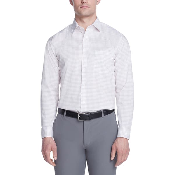 Mens Van Heusen&#40;R&#41; Regular Fit Wrinkle Free Dress Shirt - Apricot