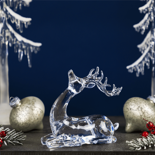 Northlight Lying Acrylic Deer Christmas Decoration