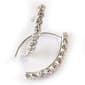 Rosa Rhinestones Crystal Accent Curved Earrings - image 1