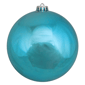 Northlight 6in. Turquoise Blue Shiny Christmas Ball Ornament - image 2