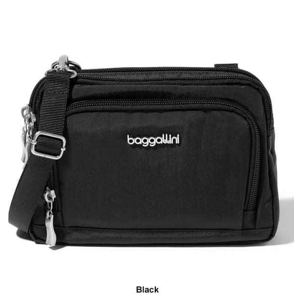 Baggallini Triple Zip with Front Wallet Crossbody