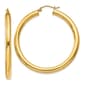 Gold Classics(tm) 14kt. Polished Gold 45mm Tube Hoop Earrings - image 1