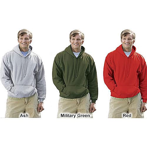 Mens Gildan® Heavy Blend™ Solid Fleece Pullover Hoodie